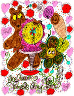 Ice Cream Time Is Any Time Doodle Art 4X 6